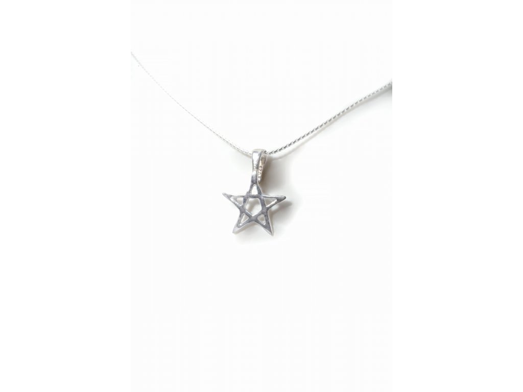 Dámský minimalistický náhrdelník Pentagram