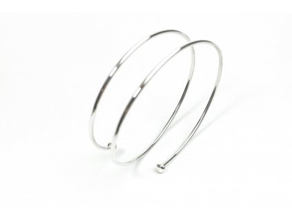 Women's silver universal bracelet Spiral