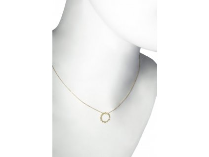 Dámský zlatý náhrdelník Spirit (Délka řetízku nad-70cm)