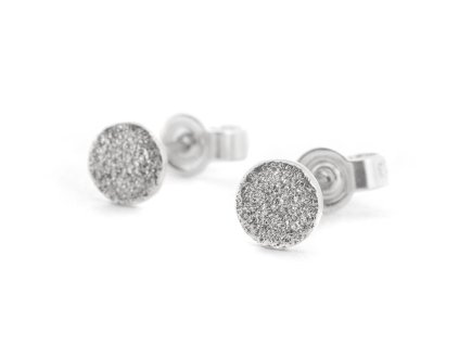 Luna studded silver minimalist earrings