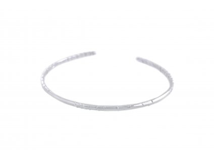 Silver minimalist Line bracelet