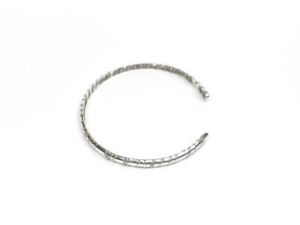 Silver minimalist Line bracelet