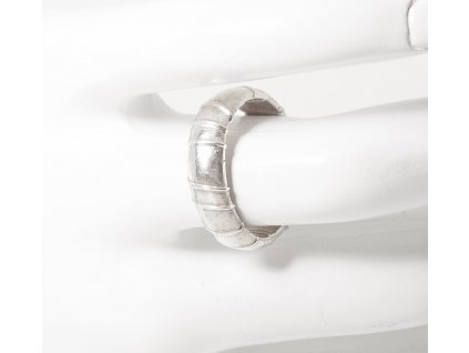 Uni silver minimalist Line ring
