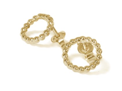 Gold women's earrings Bond studs