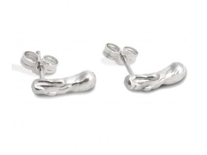 Women's small dangling earrings Aqua