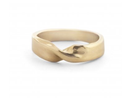 Zlatý širší prsten Split