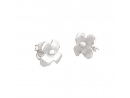 Sentiment silver minimalist earrings
