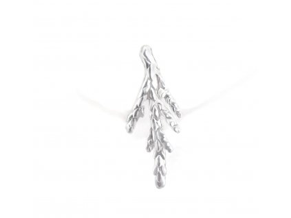 Women's silver mini earrings Túje