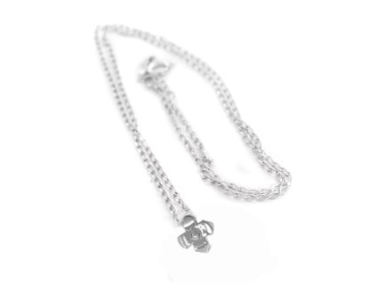 Sentiment silver minimalist necklace
