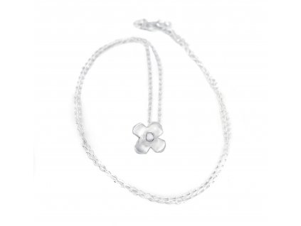 Sentiment silver minimalist necklace