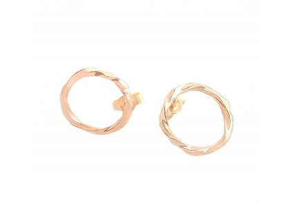 Women's gold minimalist stud earrings Implicate