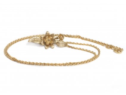 Women's gold necklace Sakura