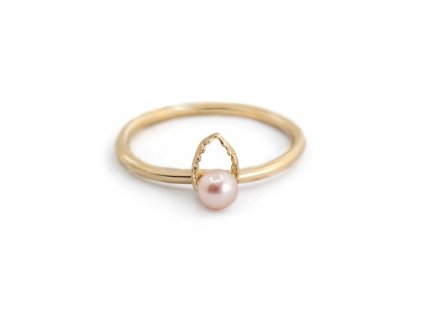 Minimalist Gold Drop Ring