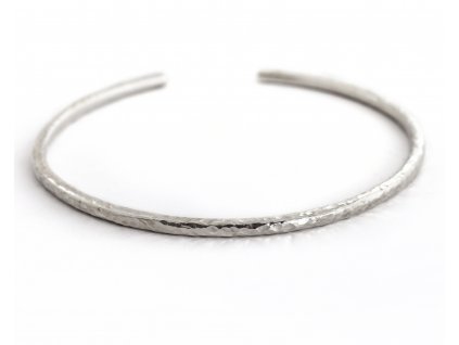 Unisex silver minimalist Hammer bracelet