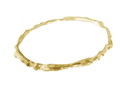 Unisex gold bracelet Aqua narrow shine