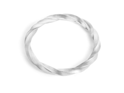Unisex Silver Implicate Ring