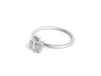 Silver ring Brik