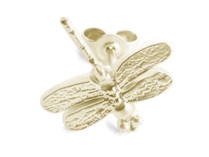 One gold mini earring Dragonfly stud