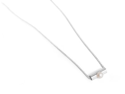 Minimalist smaller Zenit necklace with pearl