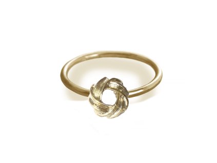 Women's gold-plated Cookie ring