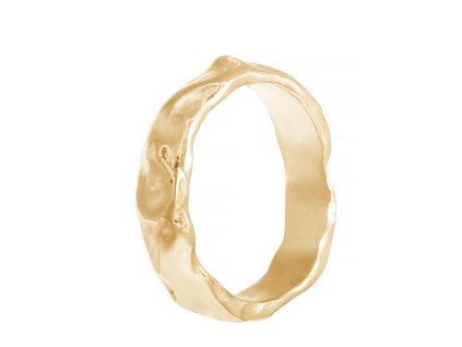 Unisex zlatý prsten Aqua