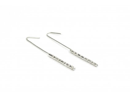 Women's minimalist Line dangling earrings