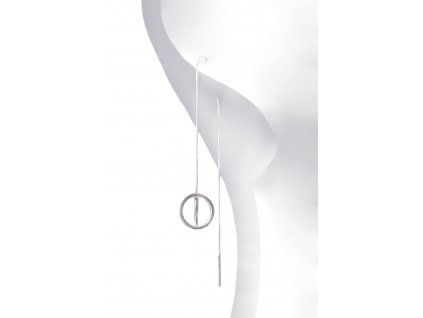 Women's dangling minimalist earrings Simple chain