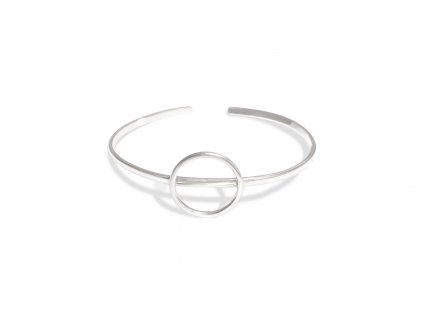 Women's silver minimalist bracelet Simple