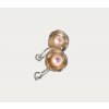 Bowpearls children's silver earrings with a pearl