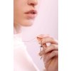 Women's gold-plated silver necklace Berries with pearl longer