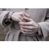 Women's silver ring Sakura on two fingers