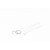 Uni silver Bond necklace with rings
