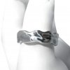 Uni silver ring Aqua wide shine