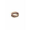 Women's black ring Implicate ring