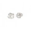 Small silver stud earrings from the Spirit collection