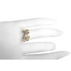 Gold minimalist Sentiment ring with diamond