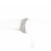 Silver conical hammered ring