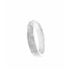 Gold wedding ring with structure
