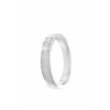 Gold wedding ring with structure