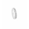 Gold wedding ring with structure
