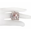 Solid silver wrap ring
