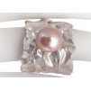 Solid silver wrap ring