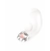 Silver earrings Wrap larger