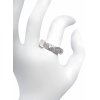Hammer solid silver men's ring