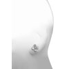 Sentiment silver minimalist earrings