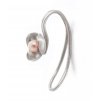 Dámská stříbrná falešná náušnice Bowpearls