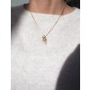 Women's gold necklace Sakura