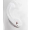 Minimalist silver drop earrings