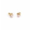 Minimalist gold drop earrings