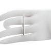Women's silver ring Mark large